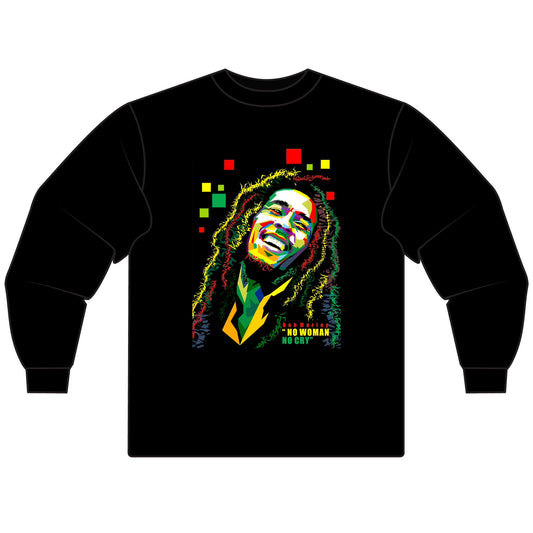 B Marley Unisex Long Sleeve T-Shirt - CreativeRino
