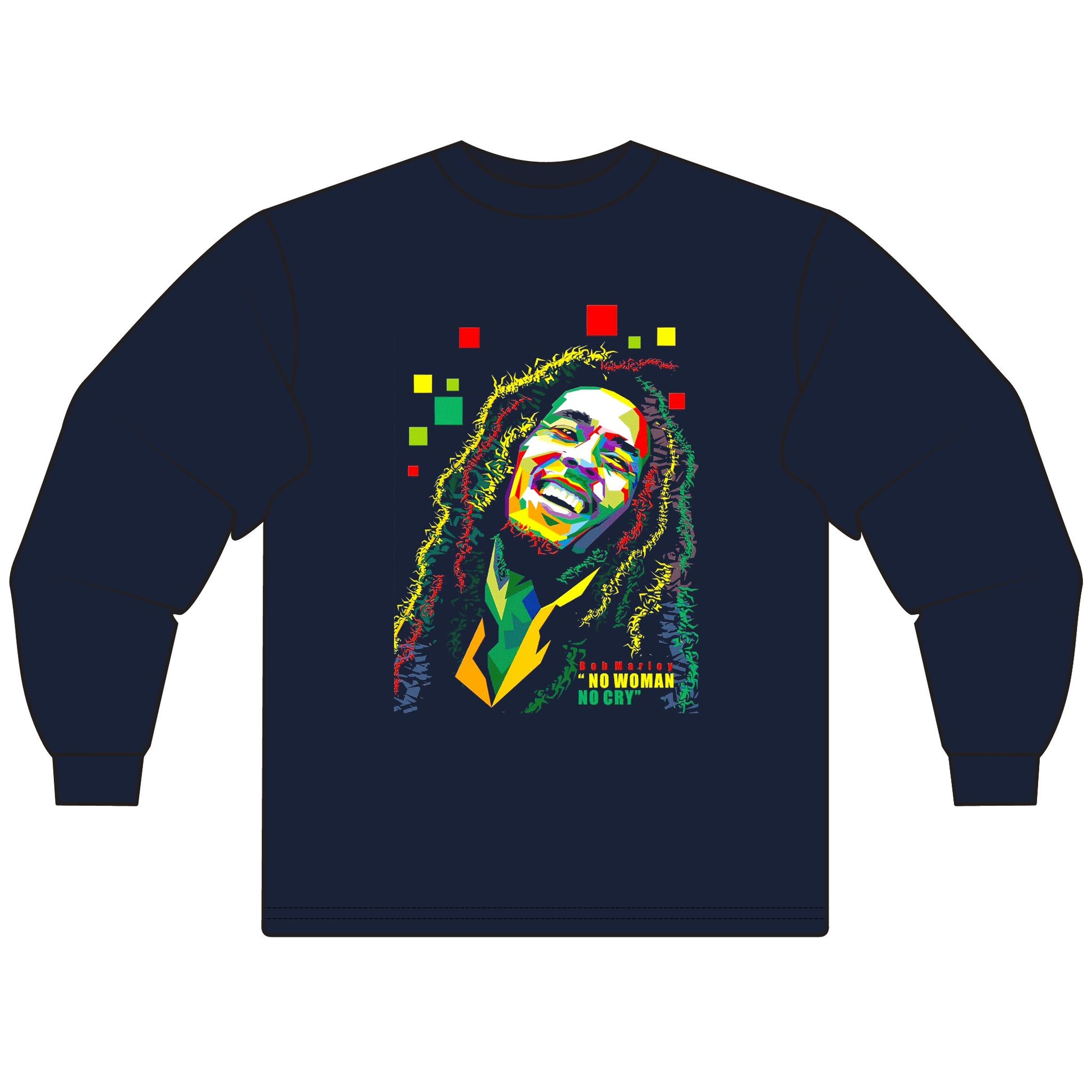 B Marley Unisex Long Sleeve T-Shirt - CreativeRino