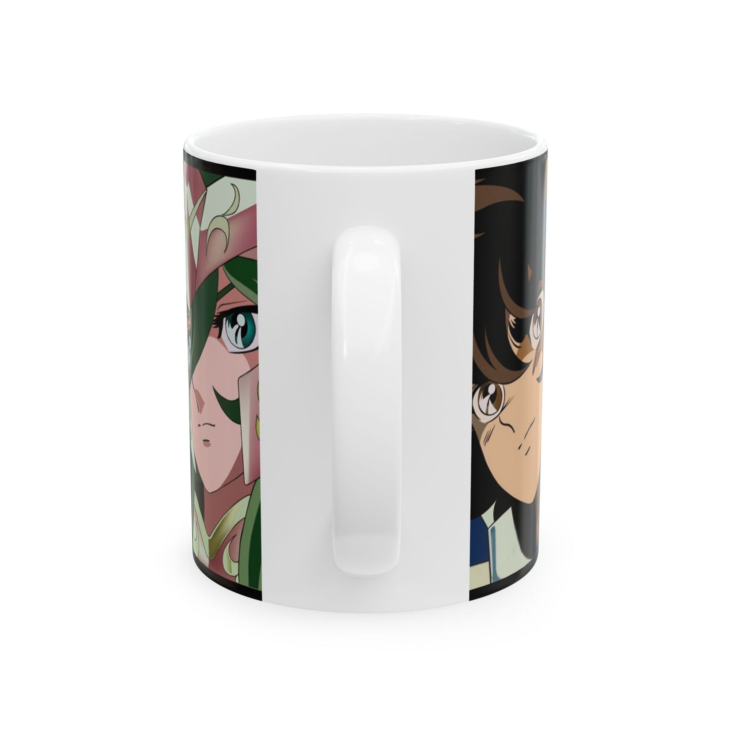 Anime Heroes Ceramic Mug | Armaduras Sagradas Perfect Mug for Fans - CreativeRino