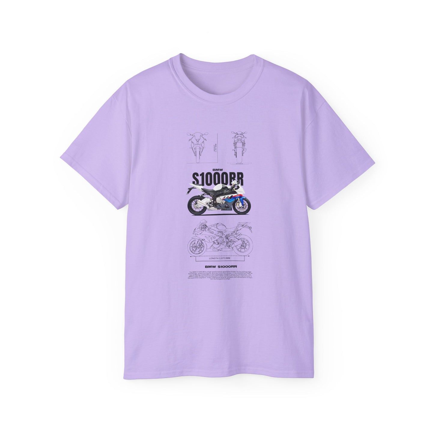 Motorcycle Enthusiast Graphic Tee - S1000RR Design for Riders T-shirt - CreativeRino