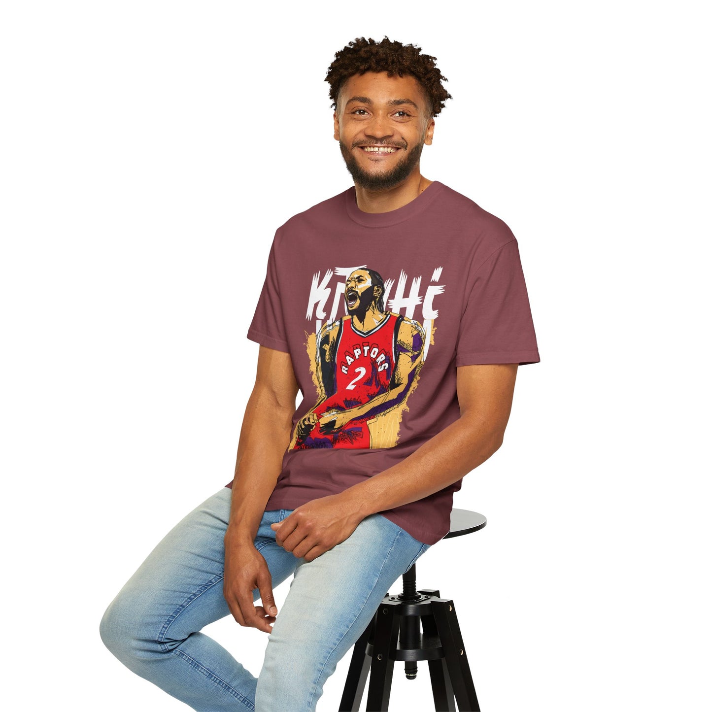 Kawhi Leonard Basketball T-shirt for Fans | Unisex Garment-Dyed Tee - CreativeRino
