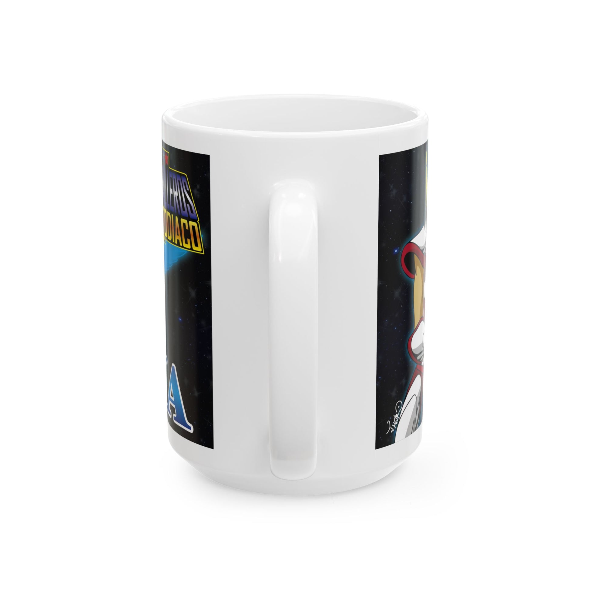 Seiya Ceramic Mug Perfect for Fantasy Anime Lovers - CreativeRino