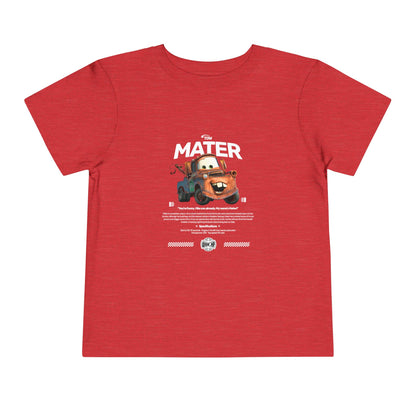 Two Mater Toddler Short Sleeve Tee - Fun Graphic T-shirt for Kids - CreativeRino