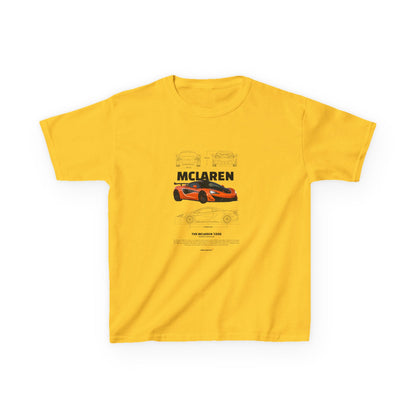 McLaren 720S Kids Race Car Tee - Perfect T-shirt for Young Car Enthusiasts - CreativeRino