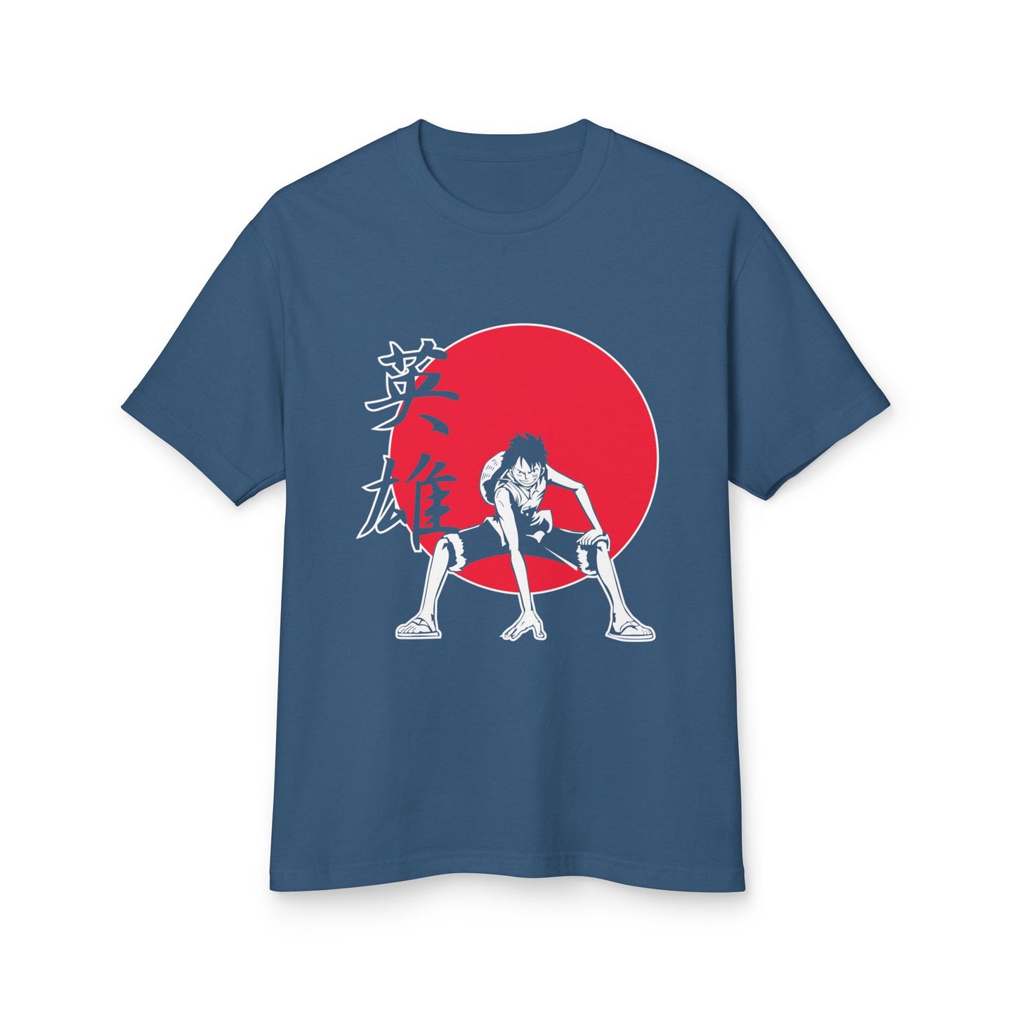 Heroic Anime Graphic Tee - Unisex Heavyweight Cotton One Piece T-shirt - CreativeRino