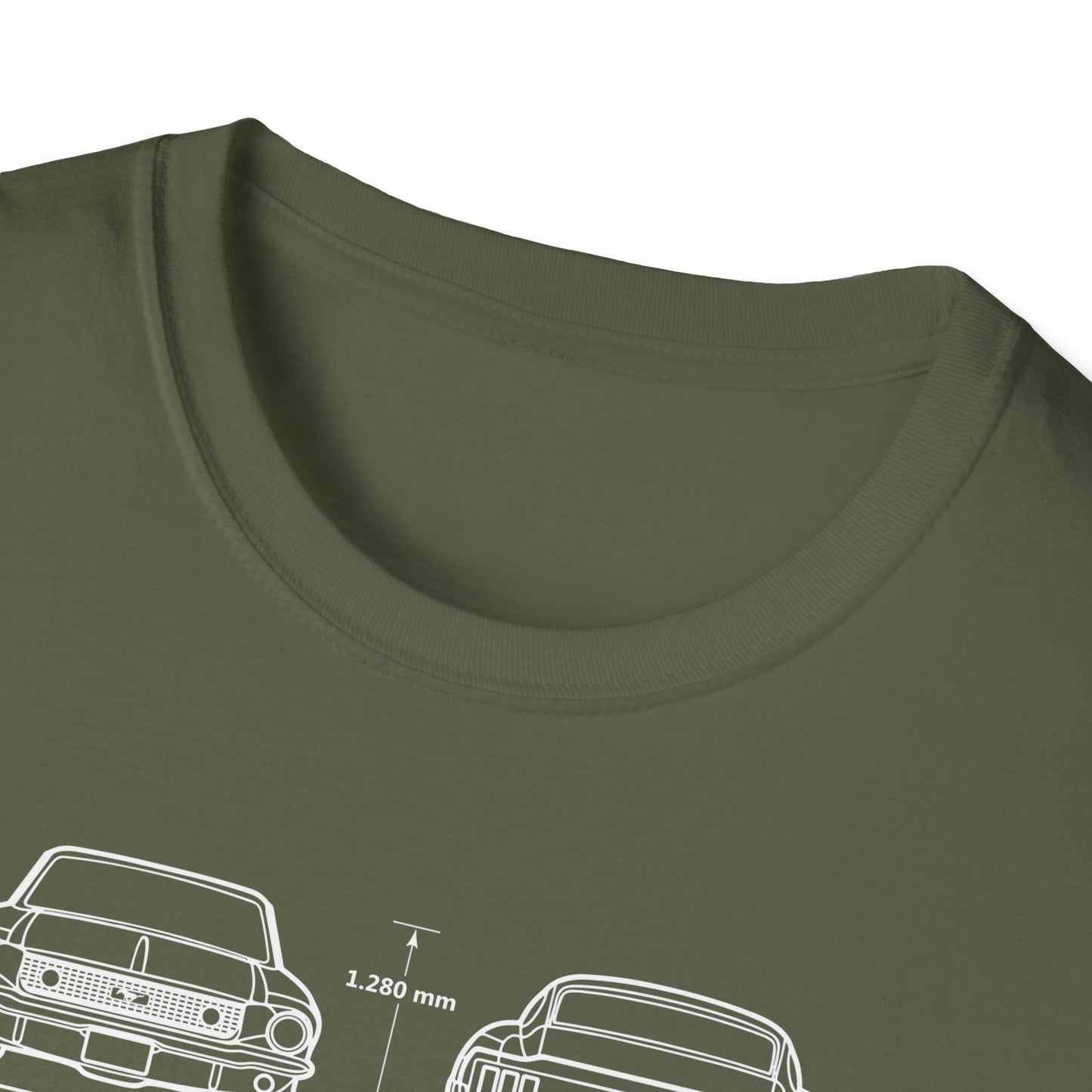 Ford Mustang Shelby GT350 Unisex Softstyle T-Shirt - Car Lovers Tee - CreativeRino