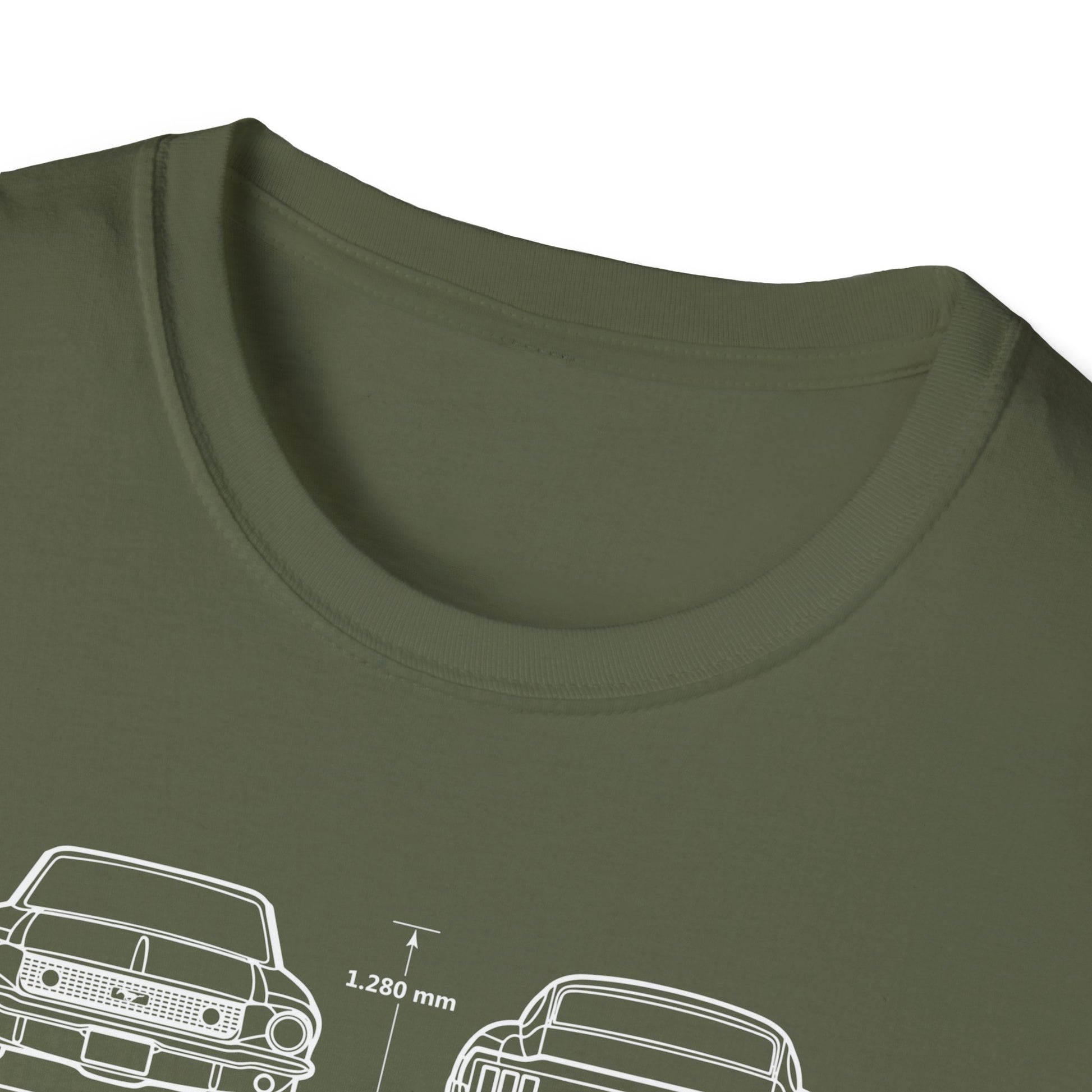 Ford Mustang Shelby GT350 Unisex Softstyle T-Shirt - Car Lovers Tee - CreativeRino