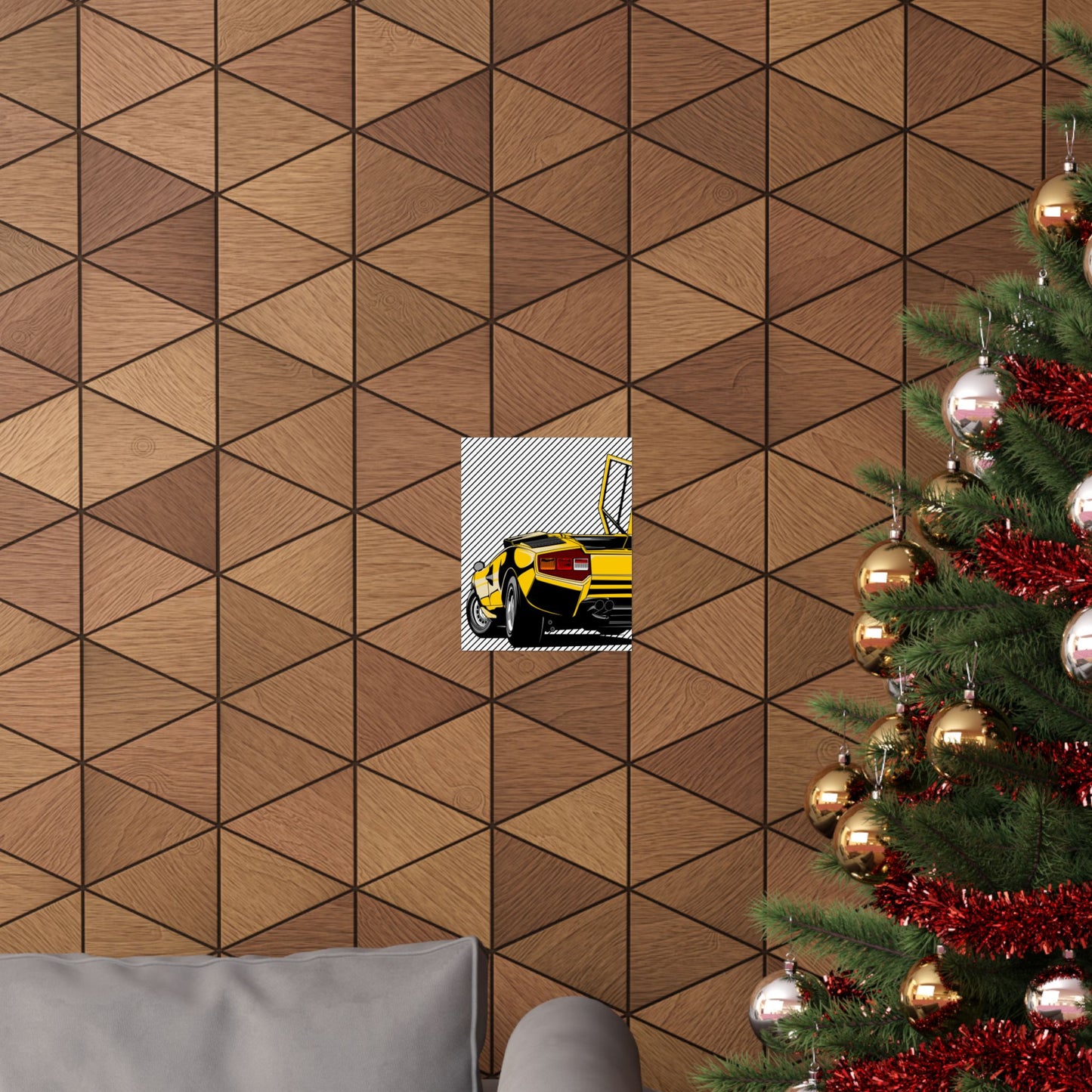 Lamborghini Car Matte Vertical Poster - Perfect Poster for Auto Enthusiasts - CreativeRino