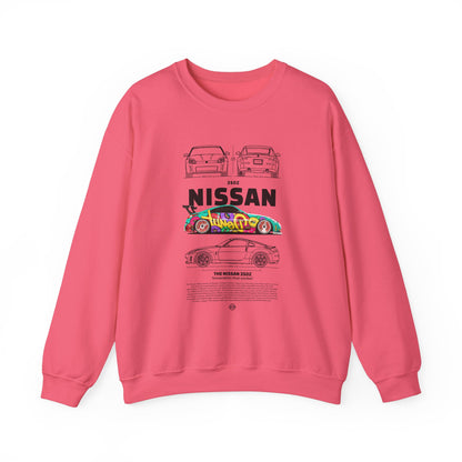 Vintage Nissan 350Z Graphic Unisex Heavy Blend™ Crewneck Sweatshirt - CreativeRino