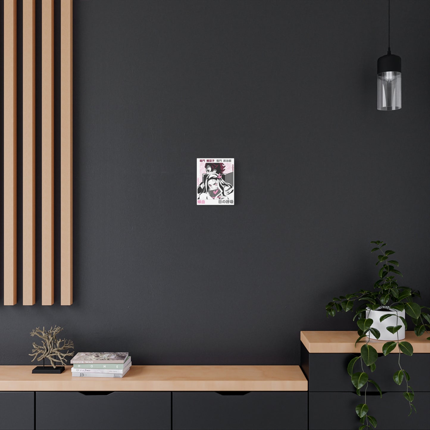 Anime-Inspired Matte Canvas Art - Demon Slayer Design for Fans - CreativeRino