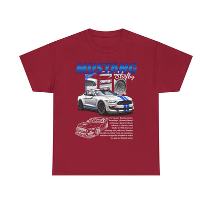 Mustang Shelby Graphic Tee – Perfect T-shirt for Car Enthusiasts - CreativeRino