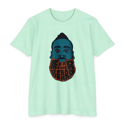 James Harden Cool Beard Graphic Unisex CVC Jersey T-shirt - CreativeRino