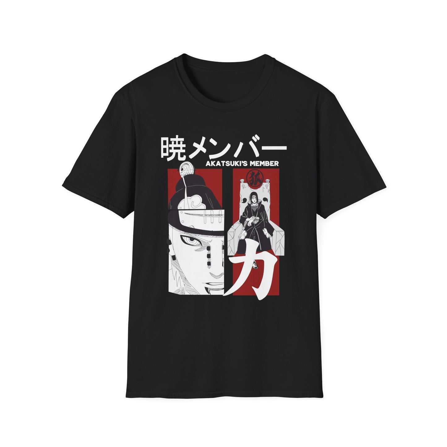 Akatsuki's Member Unisex T-shirt - Softstyle Naruto Merchandise - CreativeRino
