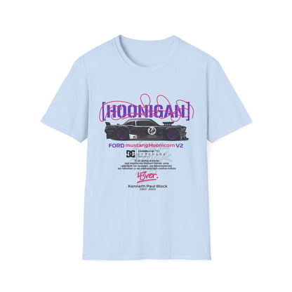 Hoonigan Unisex Softstyle T-Shirt - Perfect for Car Enthusiasts - CreativeRino