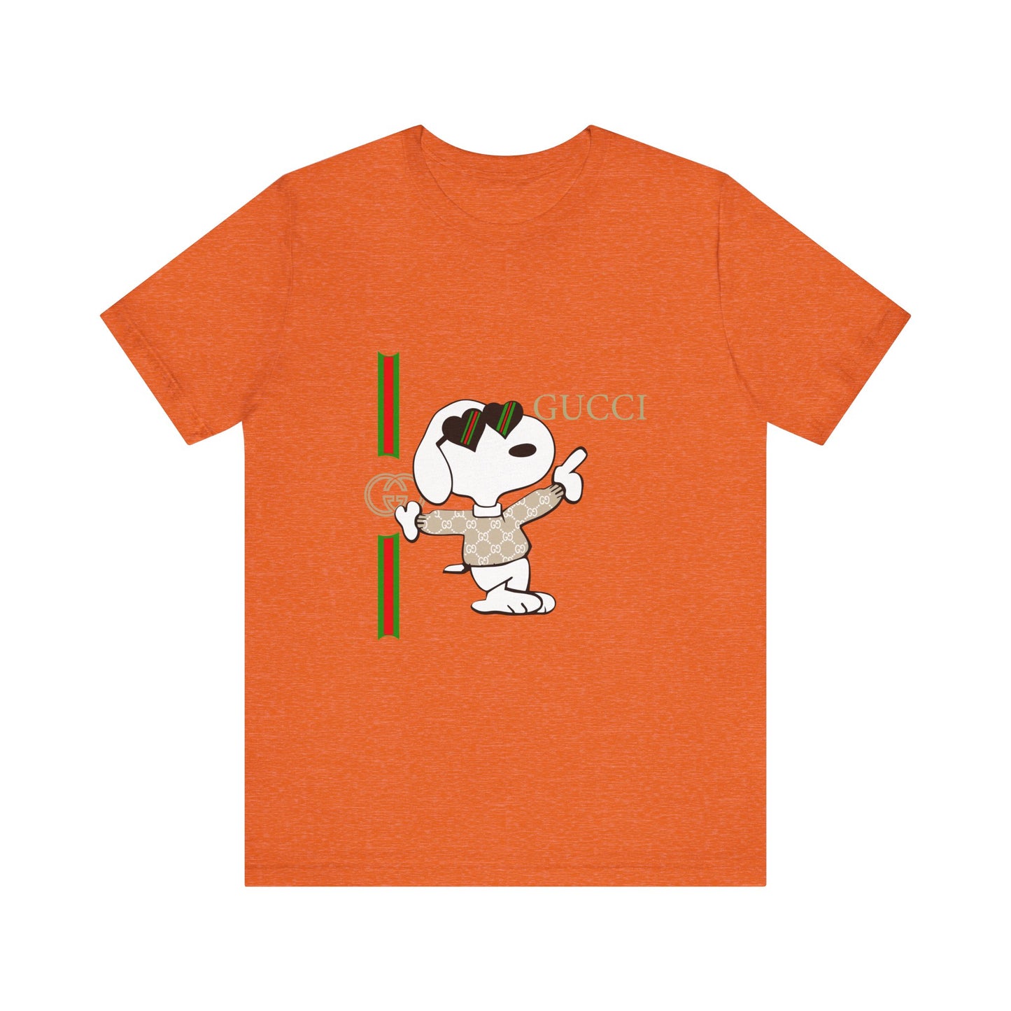 Snoopy Gucci Unisex Jersey Short Sleeve T-shirt - CreativeRino