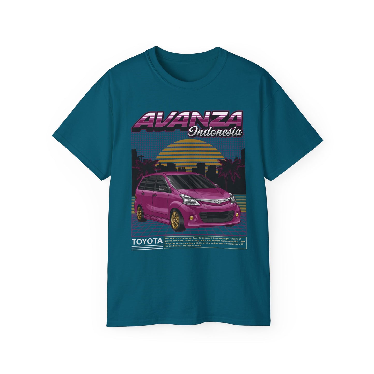 Retro Toyota Avanza Graphic Tee - Perfect T-shirt for Car Enthusiasts - CreativeRino