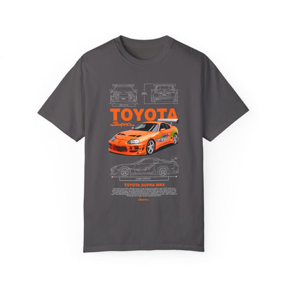 Toyota Supra MK4 Dast and Furious Graphic T-Shirt | Unisex Car Enthusiast Tee - CreativeRino