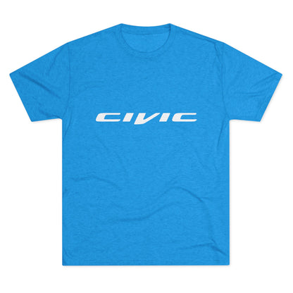 Honda Civic Estilo Enthusiast Unisex Tri-Blend Crew Tee - Retro Car T-shirt Design - CreativeRino