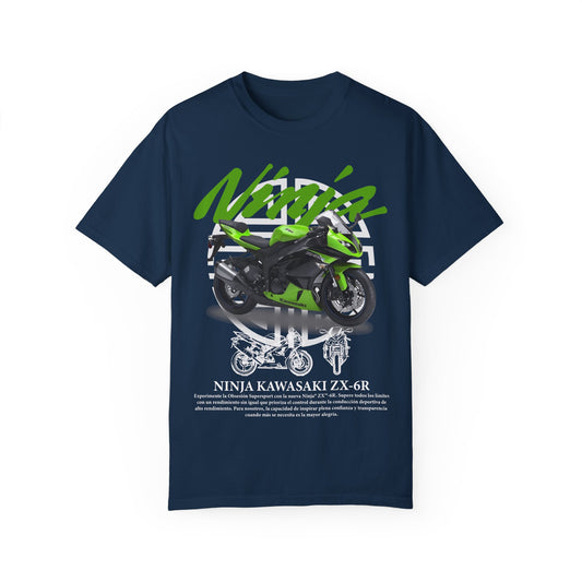 Ninja Kawasaki Z X-6R Unisex T-Shirt - Perfect for Motorcycle Enthusiasts - CreativeRino