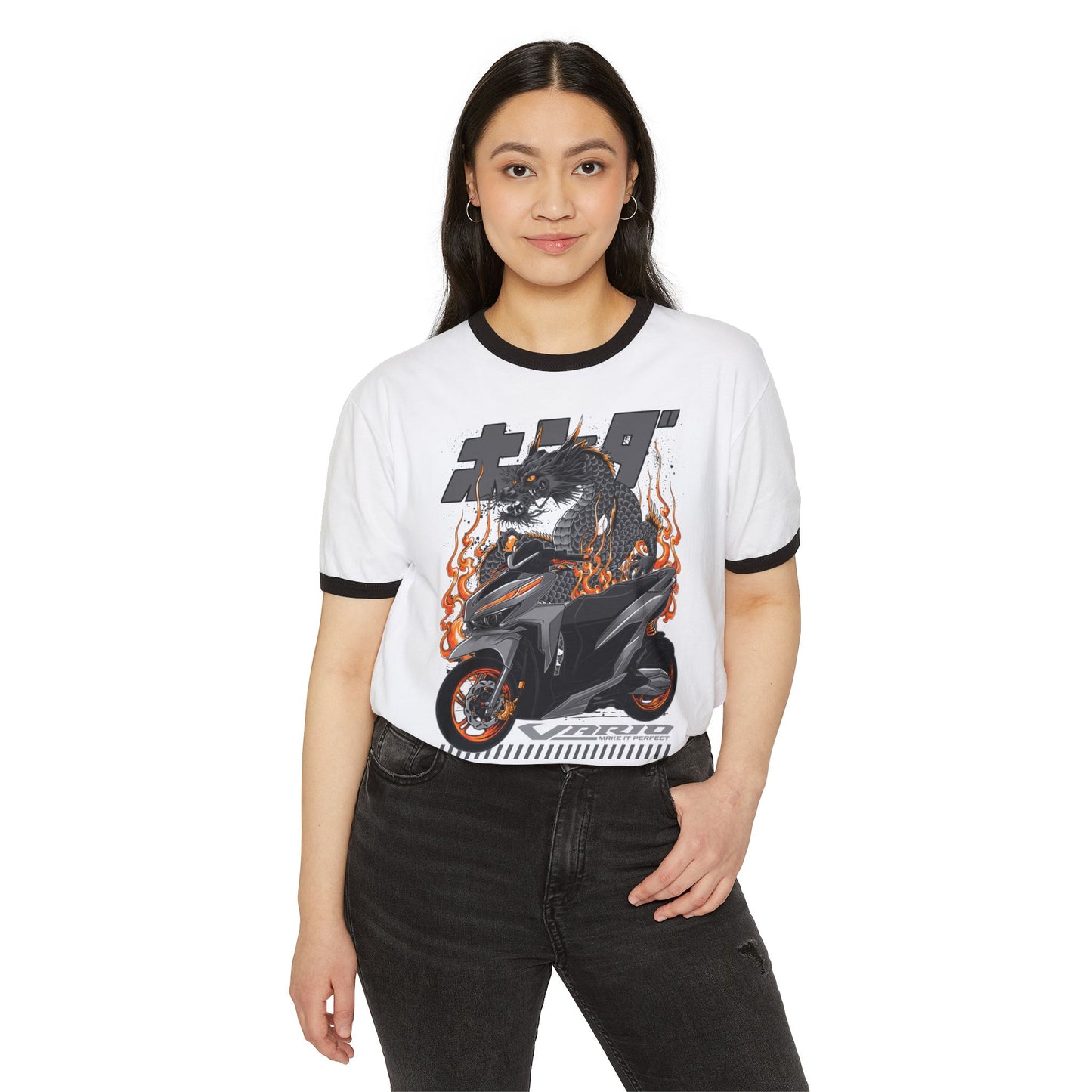 Unisex Cotton Ringer T-Shirt - CreativeRino