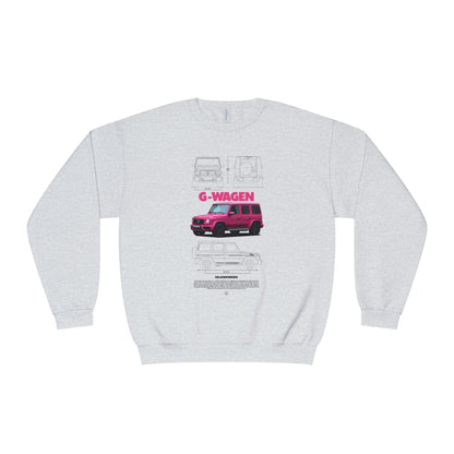 G-Wagen Graphic Unisex Crewneck Sweatshirt - Mercedes-Benz Car Lover Gift - CreativeRino
