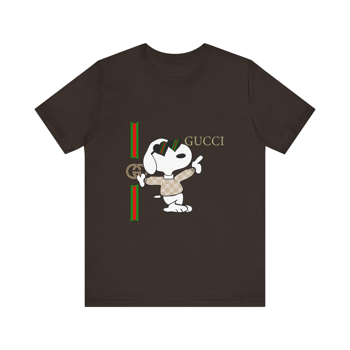 Snoopy Gucci Unisex Jersey Short Sleeve T-shirt - CreativeRino