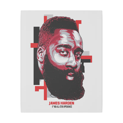 James Harden NBA All-Star Canvas Wall Art - CreativeRino
