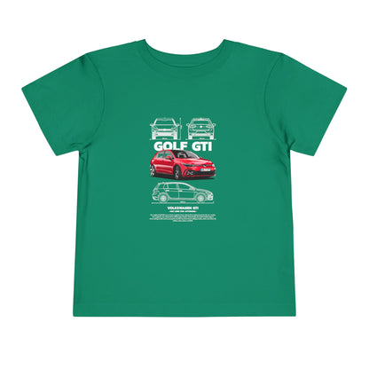 Volkswagen Golf GTI Kids Tee - Cool Car Design for Little Enthusiasts - CreativeRino