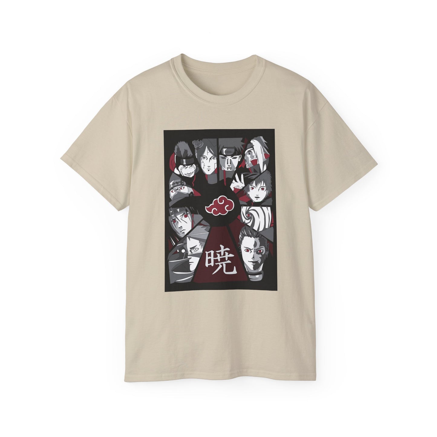 Anime-Inspired Unisex Ultra Cotton Tee - Akatsuki T-shirt Design - CreativeRino