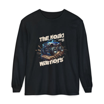 Monster Truck Long Sleeve T-Shirt - The Road Warriors Design - CreativeRino