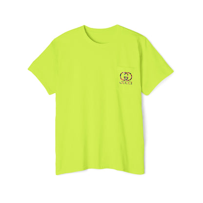 Gucci Unisex Heavy Cotton Pocket Tee - Stylish & Comfortable Everyday Wear - CreativeRino