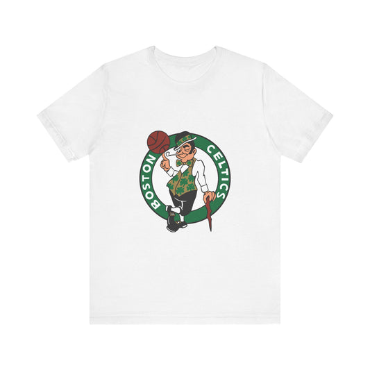 Boston Celtics Vintage Graphic Tee - Unisex Jersey Short Sleeve T-shirt - CreativeRino