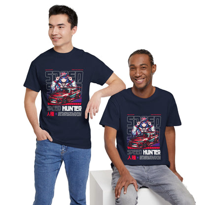 Speed Hunter Unisex Heavy Cotton Tee - Perfect T-shirt for Car Enthusiasts - CreativeRino