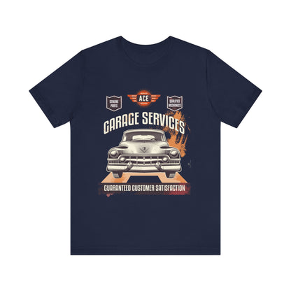Classic Car Garage Unisex Jersey Short Sleeve Tee - CreativeRino