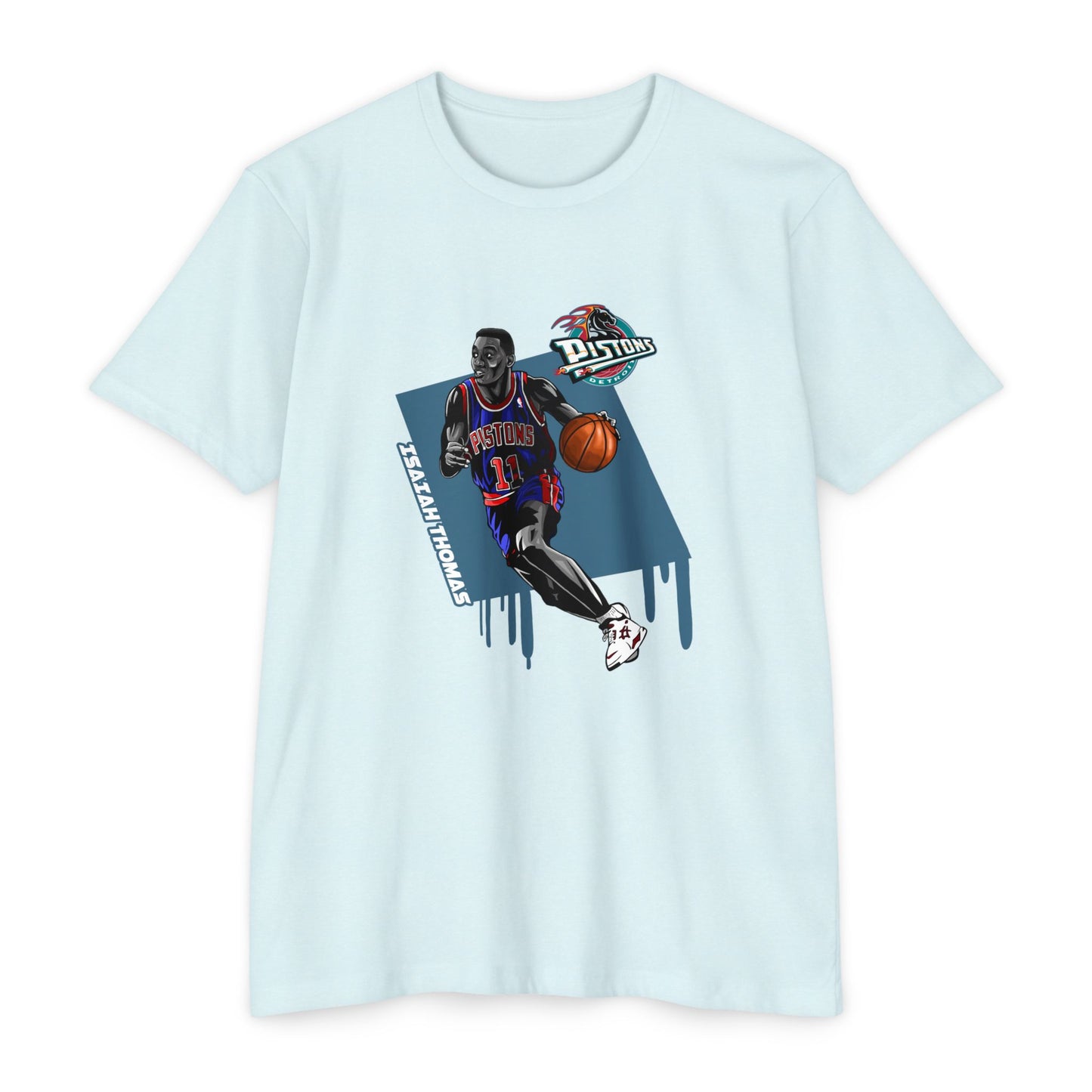 Isaiah Thomas Retro Basketball Graphic Tee for Sports Fans - CreativeRino