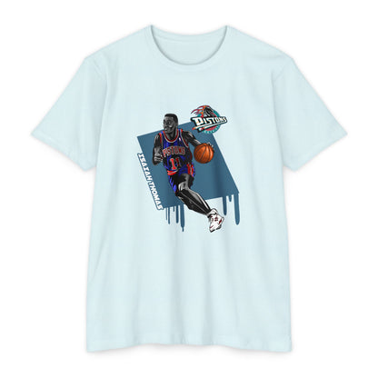 Isaiah Thomas Retro Basketball Graphic Tee for Sports Fans - CreativeRino