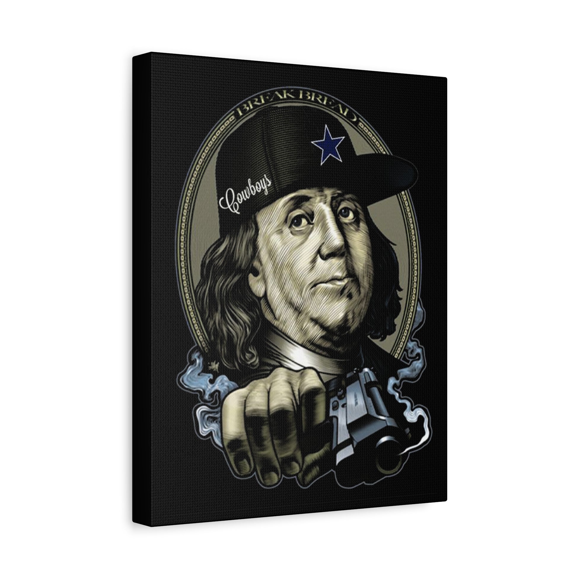 Benjamin Franklin Canvas Wall Art Matt Canvas Home Decor - CreativeRino
