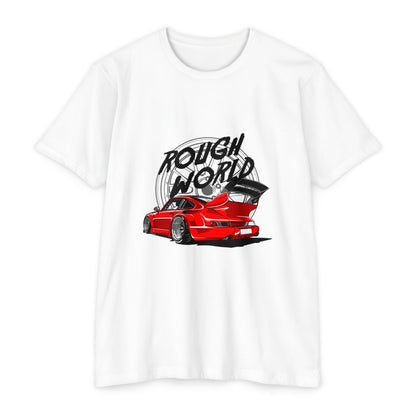 Rough Word Graphic Unisex T-Shirt – Perfect T-shirt for Car Enthusiasts - CreativeRino