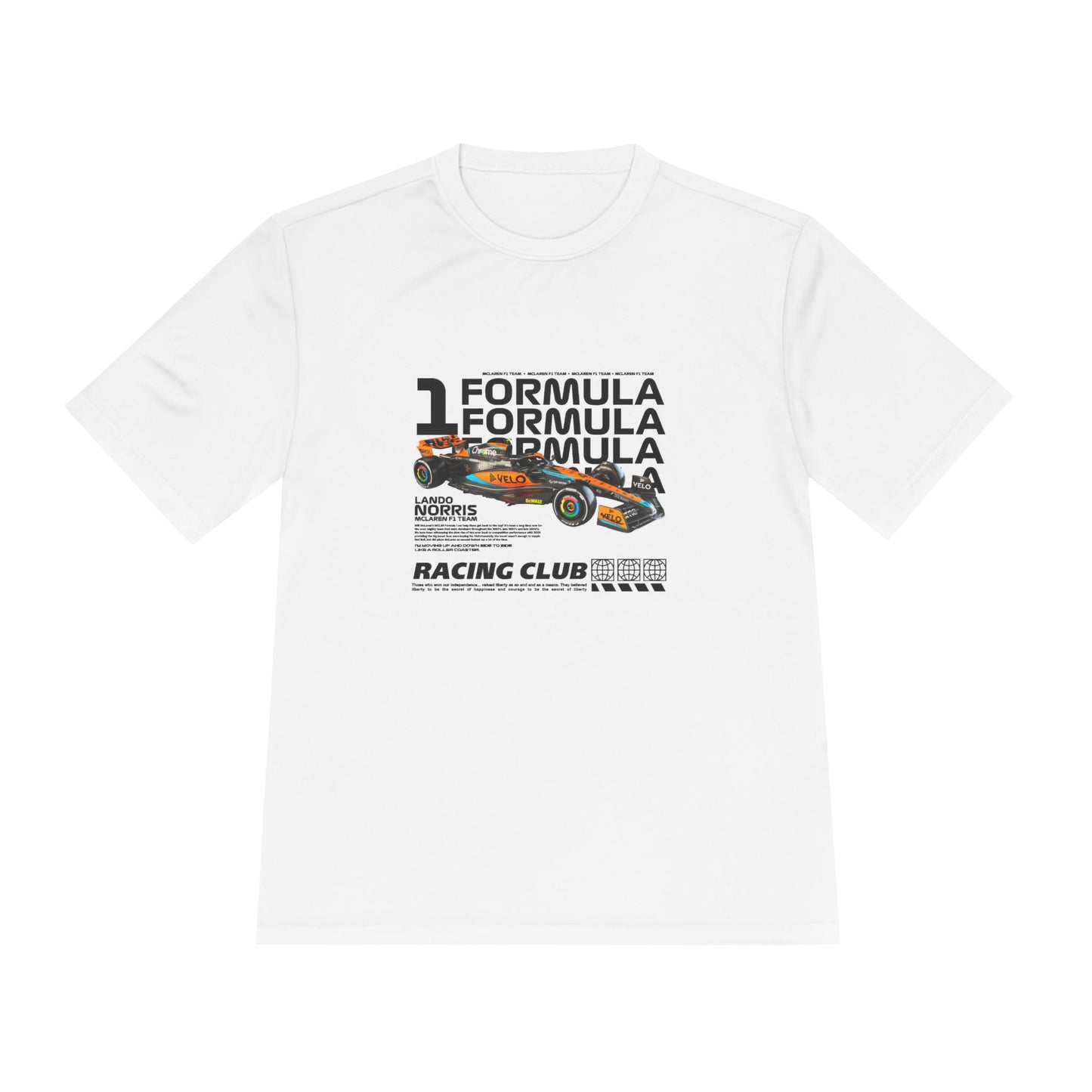 Formula Racing Club Tee Unisex Moisture Wicking T-shirt - CreativeRino