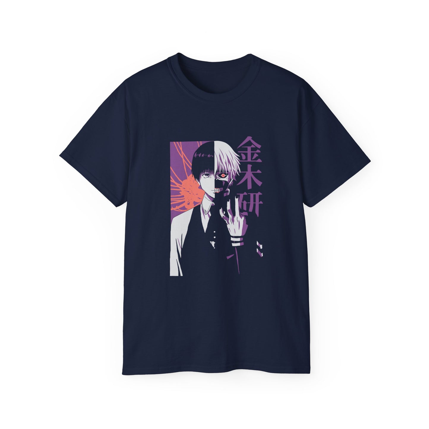 Anime-Inspired Unisex Ultra Cotton Tee – Tokyo Ghoul Design, Perfect T-shirt for Fans! - CreativeRino
