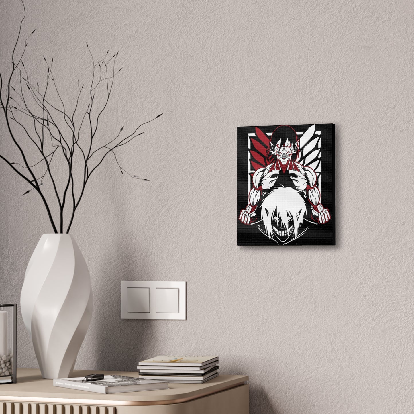 Anime Canvas Wall Art – Heroic Attack on Titan Wall Decor for Fans - CreativeRino