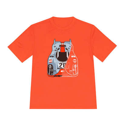 Racing Graphic Moisture Wicking Tee - Unisex Sportswear for Car Enthusiasts - CreativeRino