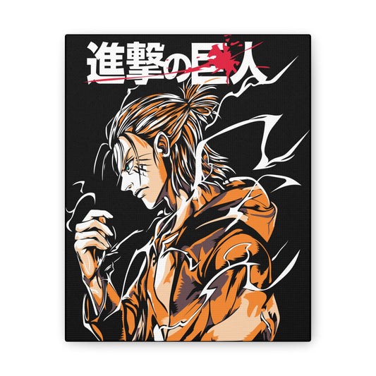 Anime Art Canvas Print - Attack on Titan Inspired - CreativeRino