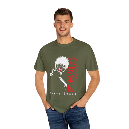 Tokyo Ghoul Unisex Garment-Dyed Tee - Perfect T-shirt for Anime Fans - CreativeRino