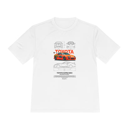 Toyota Supra MK4 Unisex Moisture Wicking Tee – Perfect T-shirt for Car Enthusiasts - CreativeRino