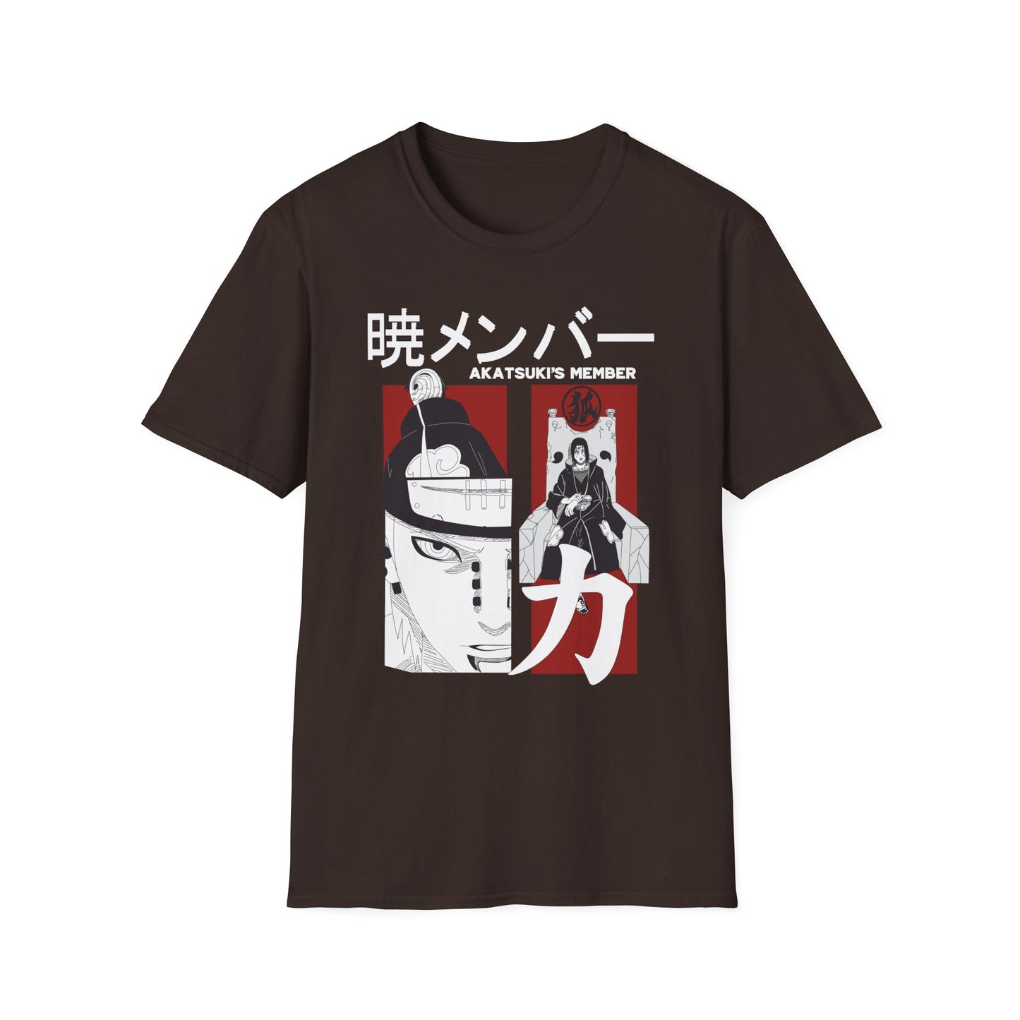 Akatsuki's Member Unisex T-shirt - Softstyle Naruto Merchandise - CreativeRino