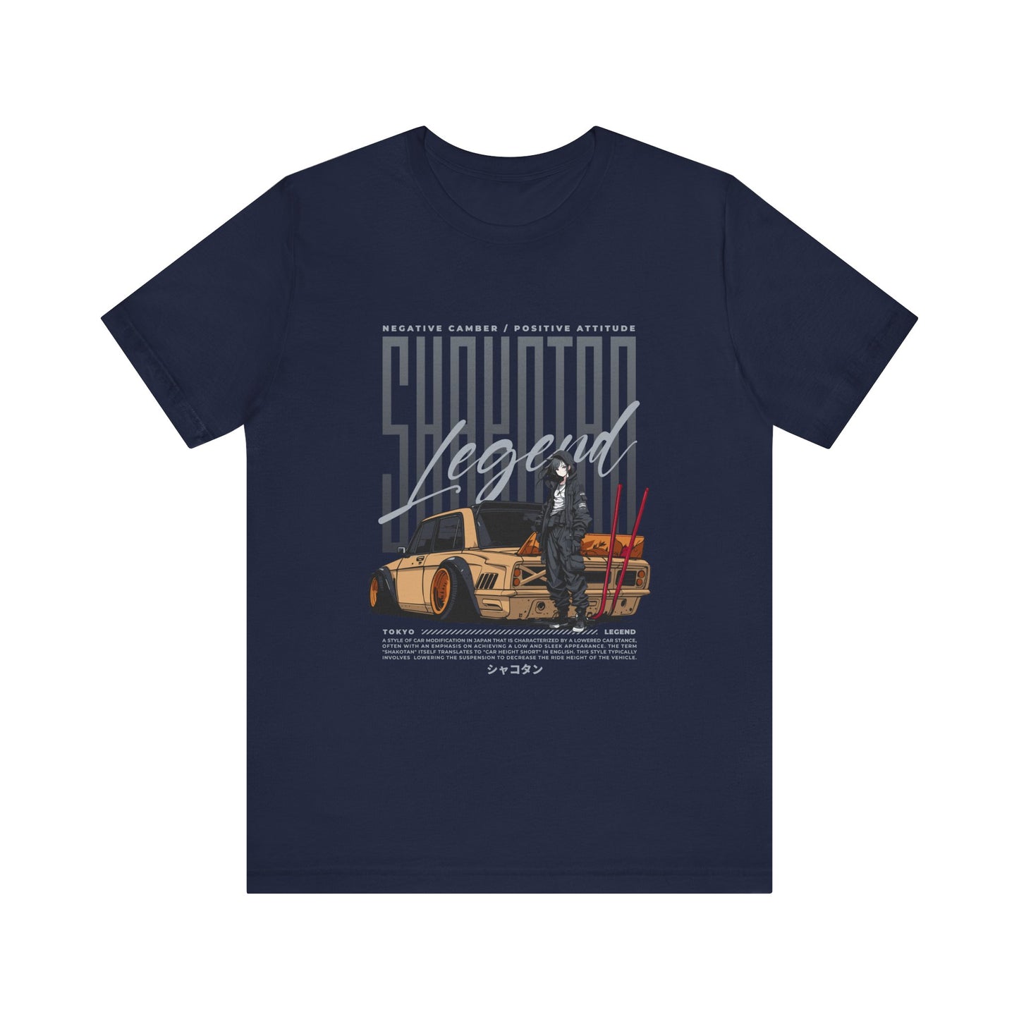 Vintage Graphic Car Tee - Negative Energy, Positive Attitude Car T-shirt - CreativeRino