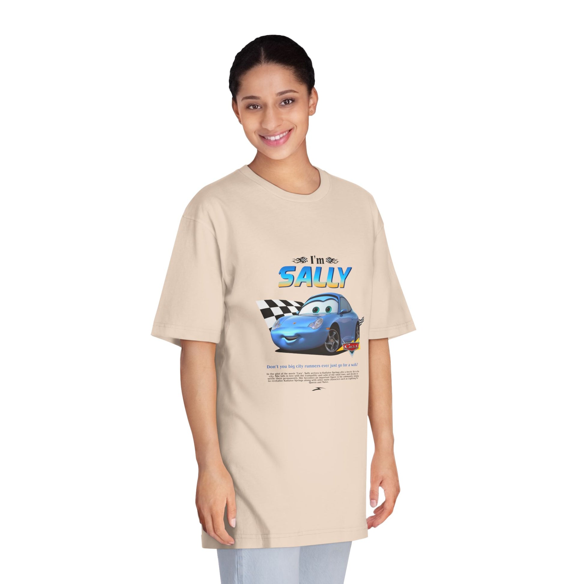 I'm Sally Unisex Classic Crewneck T-Shirt - Fun Racing Theme - CreativeRino