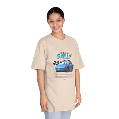 I'm Sally Unisex Classic Crewneck T-Shirt - Fun Racing Theme - CreativeRino