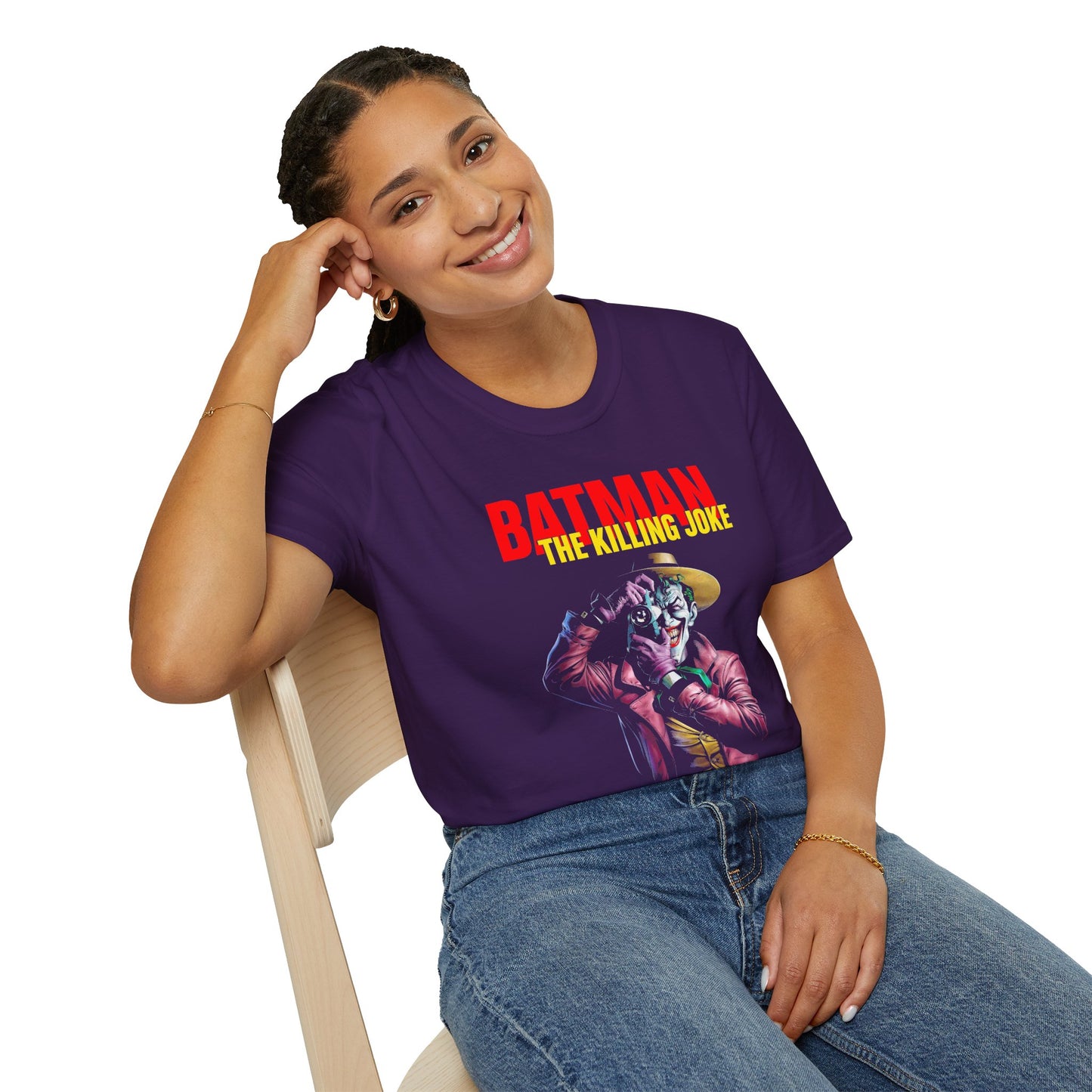 Batman The Killing Joke Unisex Softstyle T-Shirt - Comic Book Fashion - CreativeRino
